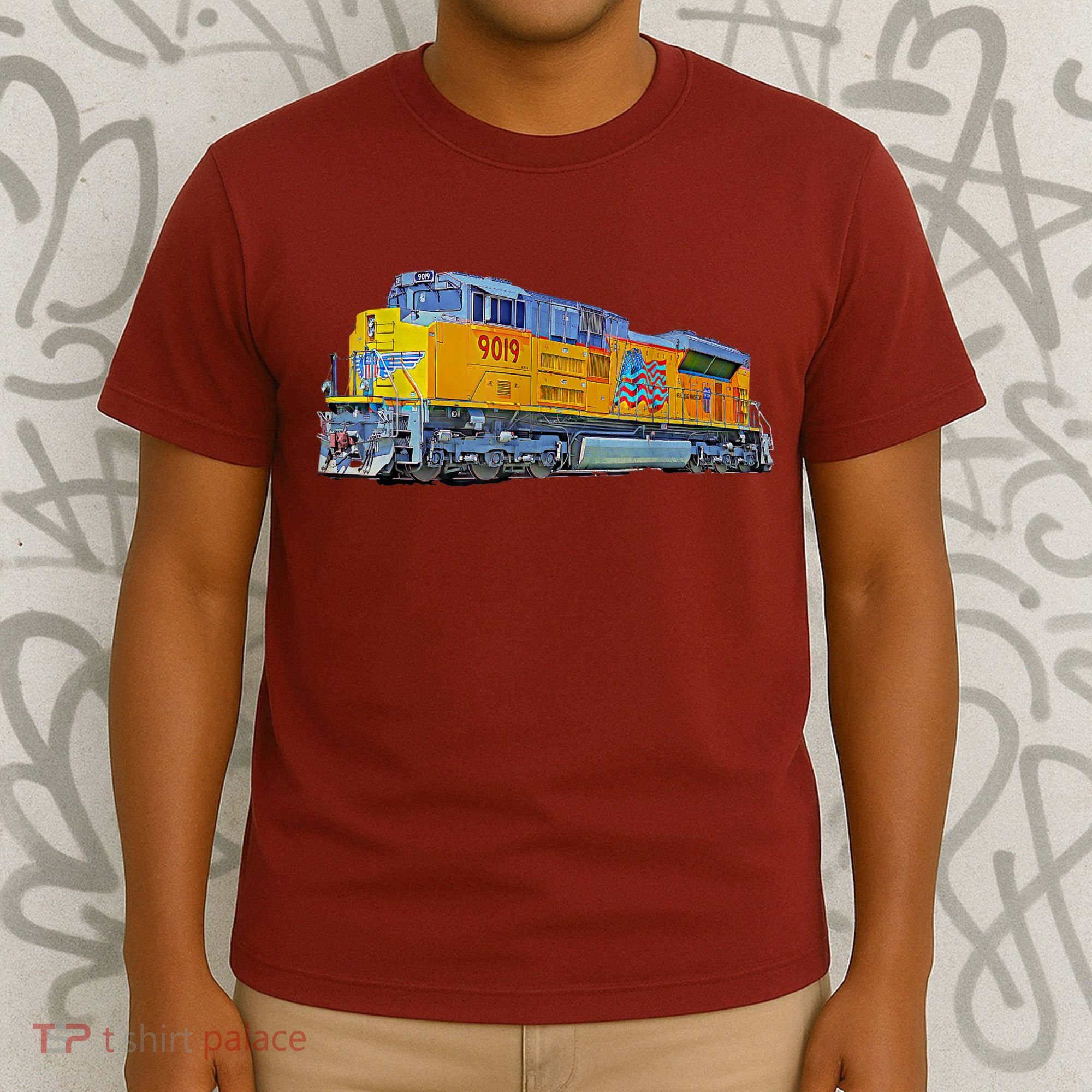Freight Train Union Pacific Engine T-Shirt