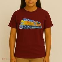 Freight Train Union Pacific Engine T-Shirt thumb 4