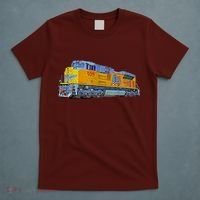 Freight Train Union Pacific Engine T-Shirt thumb 5