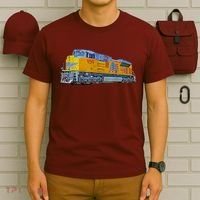 Freight Train Union Pacific Engine T-Shirt thumb 6