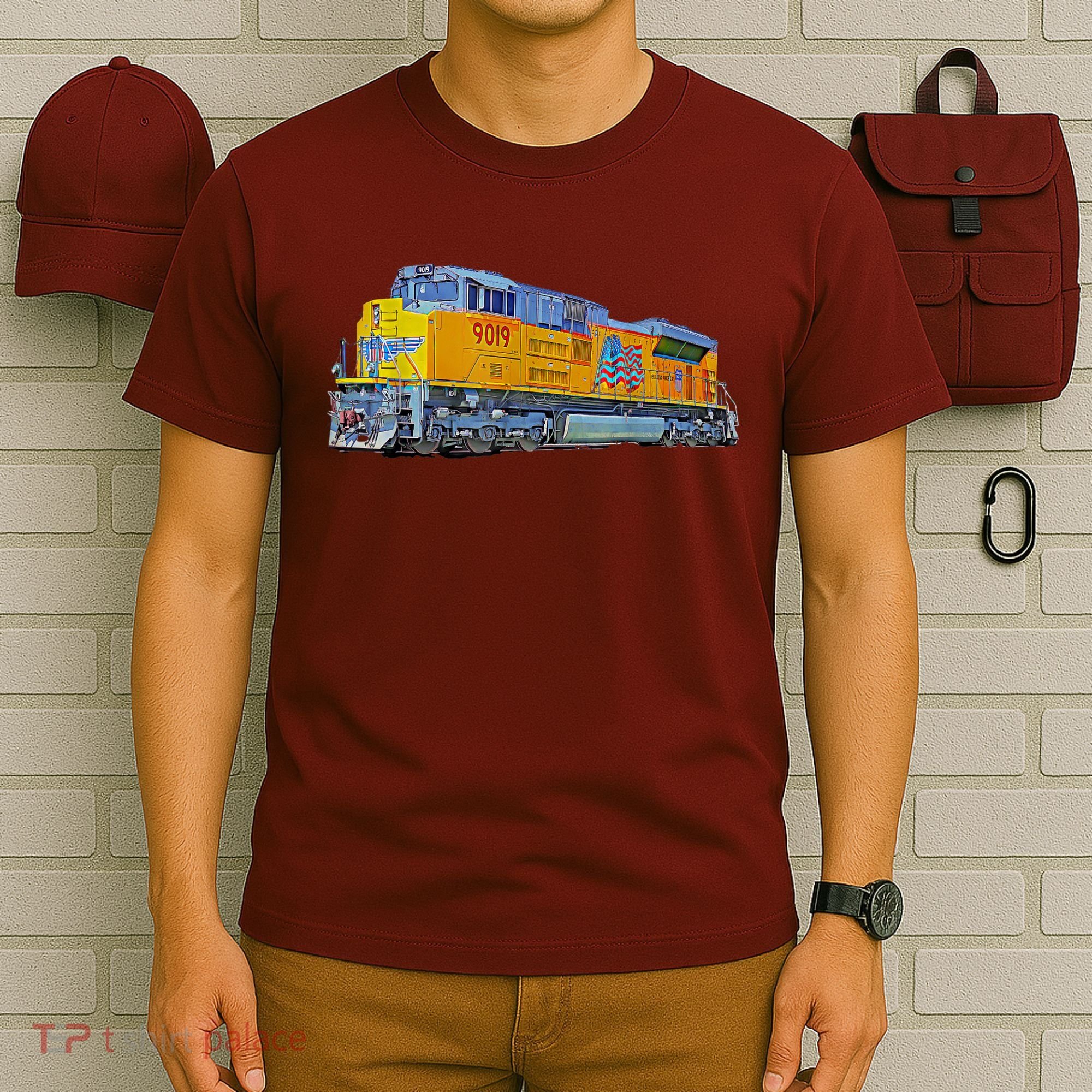 Freight Train Union Pacific Engine T-Shirt