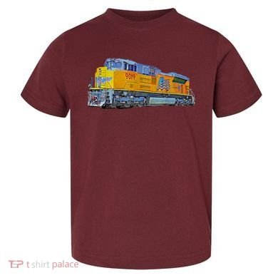 Freight Train Union Pacific Engine Toddler T-Shirt