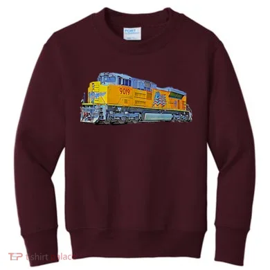 Freight Train Union Pacific Engine Kids Sweatshirt