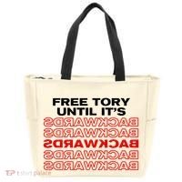 Free Tory Until ItS Backwards Tote Bag thumb 0