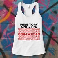 Free Tory Until ItS Backwards Women's Tank Top thumb 3