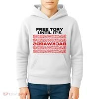 Free Tory Until ItS Backwards Kids Hoodie thumb 4