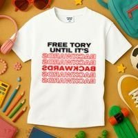 Free Tory Until ItS Backwards Kids T-Shirt thumb 3