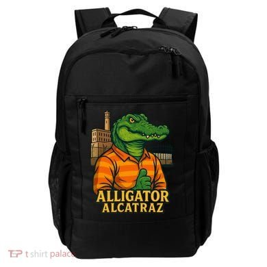 Funny Thumbs Up Alligator Alcatraz Backpack