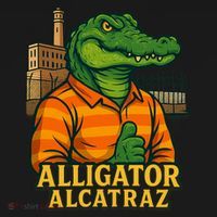 Funny Thumbs Up Alligator Alcatraz Bucket Hat thumb 4
