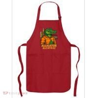 Funny Thumbs Up Alligator Alcatraz Apron thumb 0