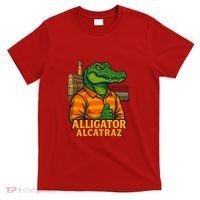 Funny Thumbs Up Alligator Alcatraz T-Shirt thumb 0