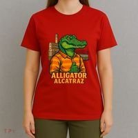 Funny Thumbs Up Alligator Alcatraz T-Shirt thumb 4