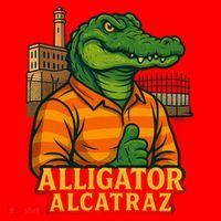 Funny Thumbs Up Alligator Alcatraz Baby Bodysuit thumb 2