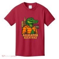 Funny Thumbs Up Alligator Alcatraz Kids T-Shirt thumb 0