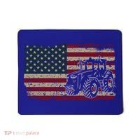 Farm Tractors Usa Flag Patriotic Farming Gift Mousepad thumb 0