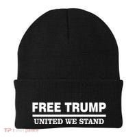 Free Trump United We Stand President Trump Supportive Beanie thumb 0