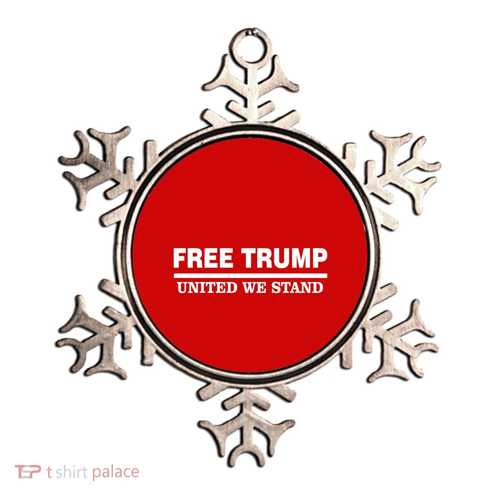 Free Trump United We Stand President Trump Supportive Ornament