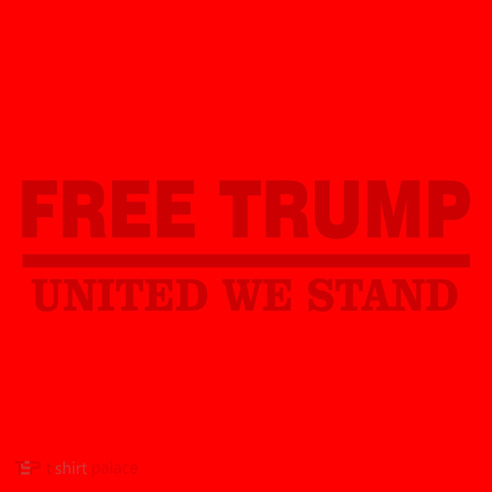 Free Trump United We Stand President Trump Supportive Santa Hat