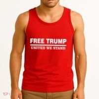 Free Trump United We Stand President Trump Supportive Tank Top thumb 3