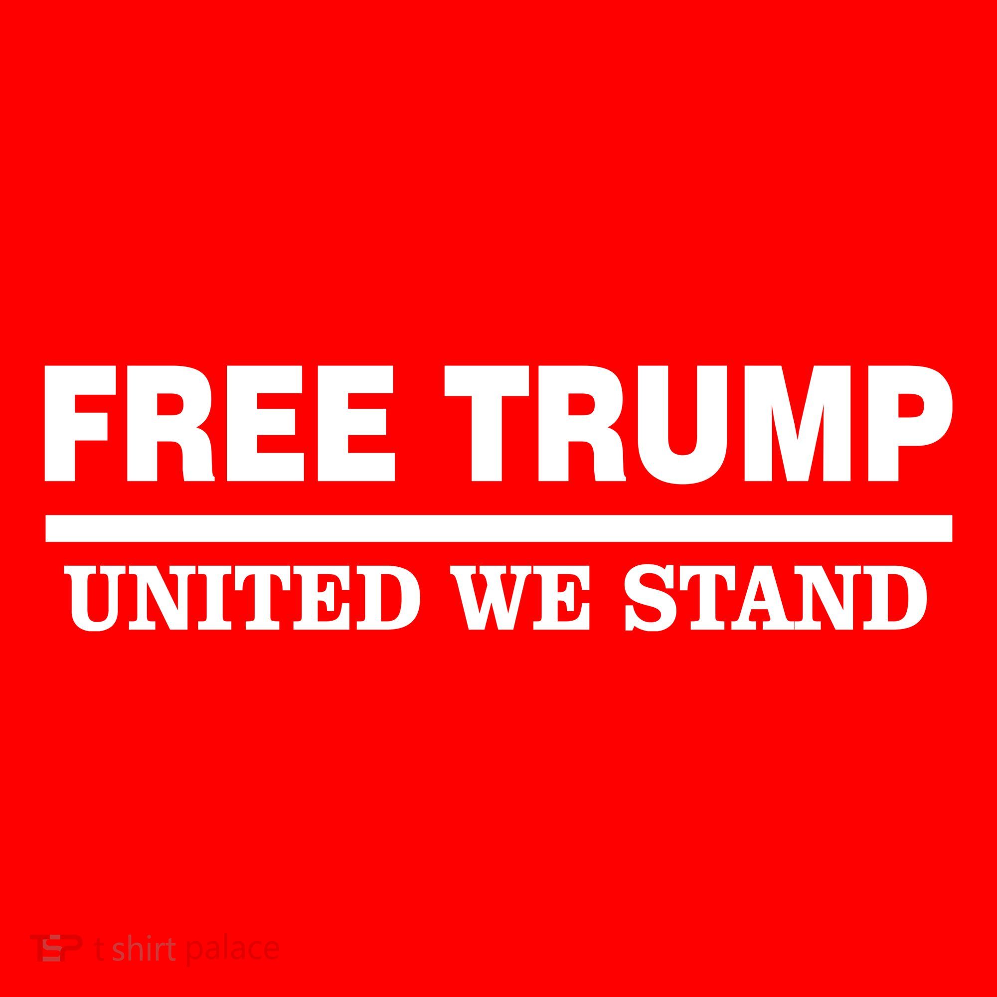 Free Trump United We Stand President Trump Supportive Kids Sweatshirt
