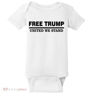 Free Trump United We Stand Baby Bodysuit