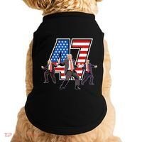 Funny Trump Victory Dance 47th President Dancing Doggie Tank thumb 0