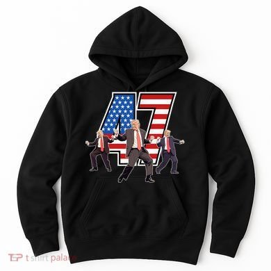 Funny Trump Victory Dance 47th President Dancing Hoodie