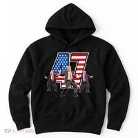 Funny Trump Victory Dance 47th President Dancing Hoodie thumb 0