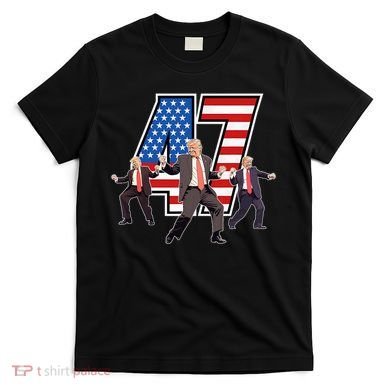 Funny Trump Victory Dance 47th President Dancing T-Shirt