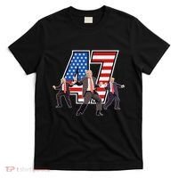 Funny Trump Victory Dance 47th President Dancing T-Shirt thumb 0
