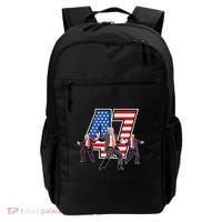 Funny Trump Victory Dance 47th President Dancing Backpack thumb 0