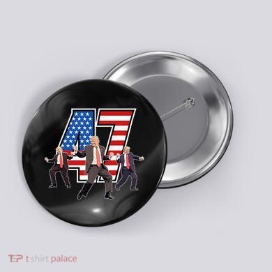 Funny Trump Victory Dance 47th President Dancing Button