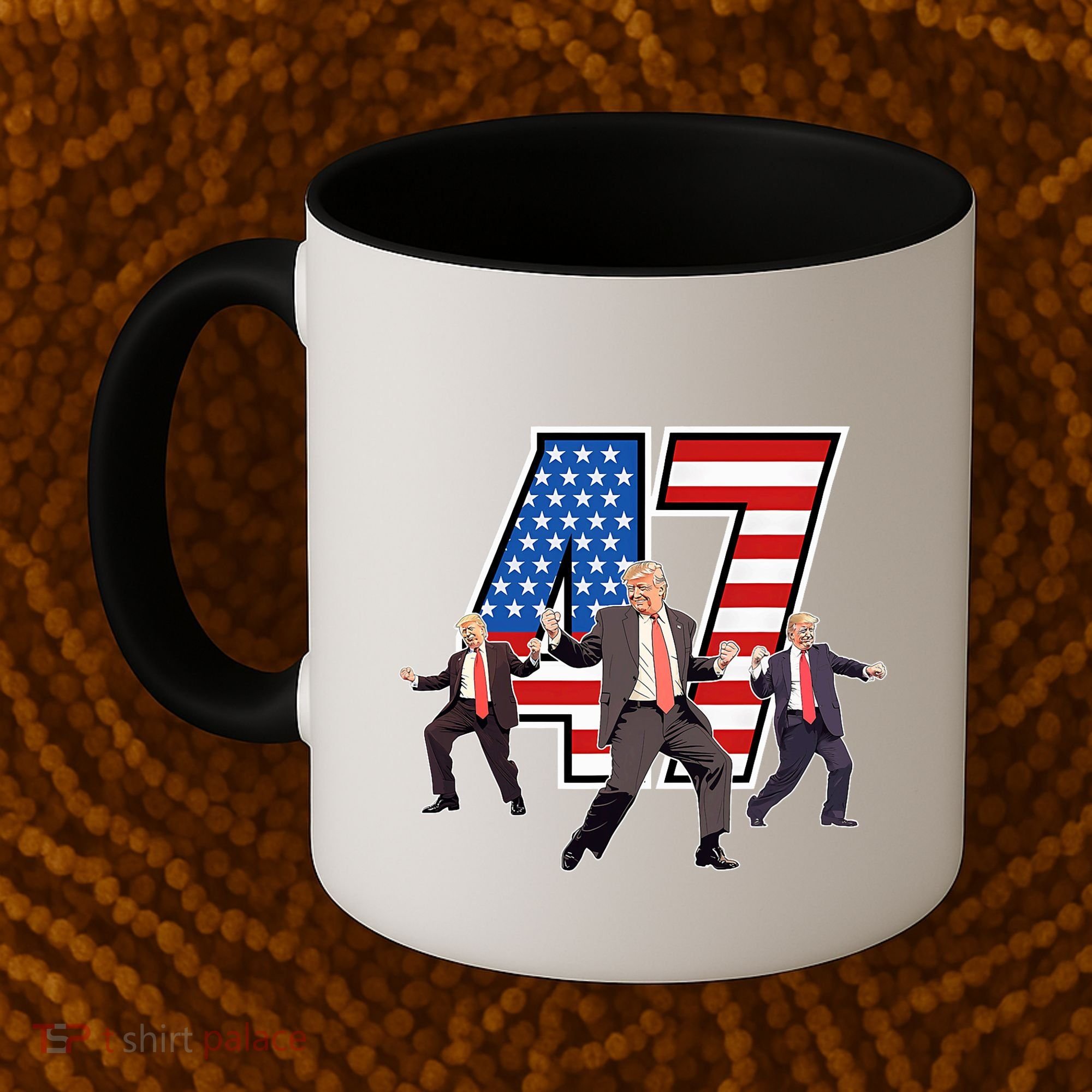 Funny Trump Victory Dance 47th President Dancing Coffee Mug