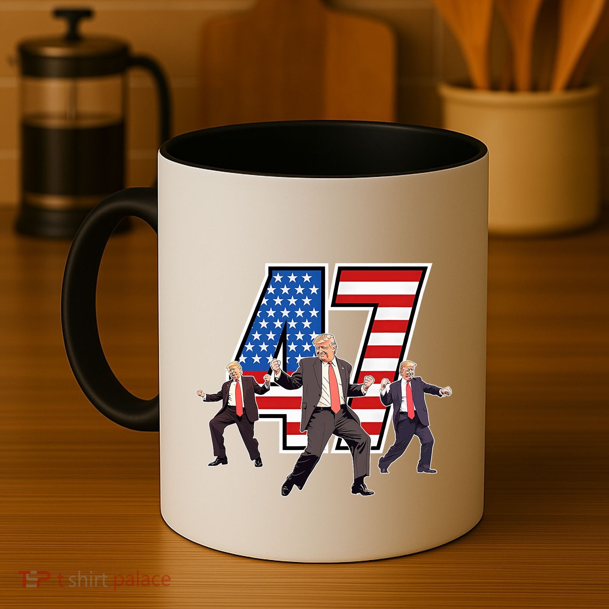 Funny Trump Victory Dance 47th President Dancing Coffee Mug