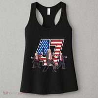 Funny Trump Victory Dance 47th President Dancing Women's Tank Top thumb 3