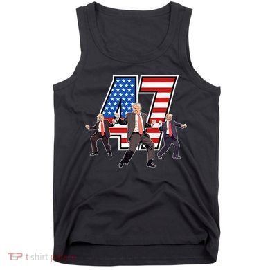 Funny Trump Victory Dance 47th President Dancing Tank Top