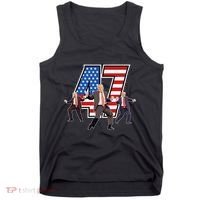Funny Trump Victory Dance 47th President Dancing Tank Top thumb 0