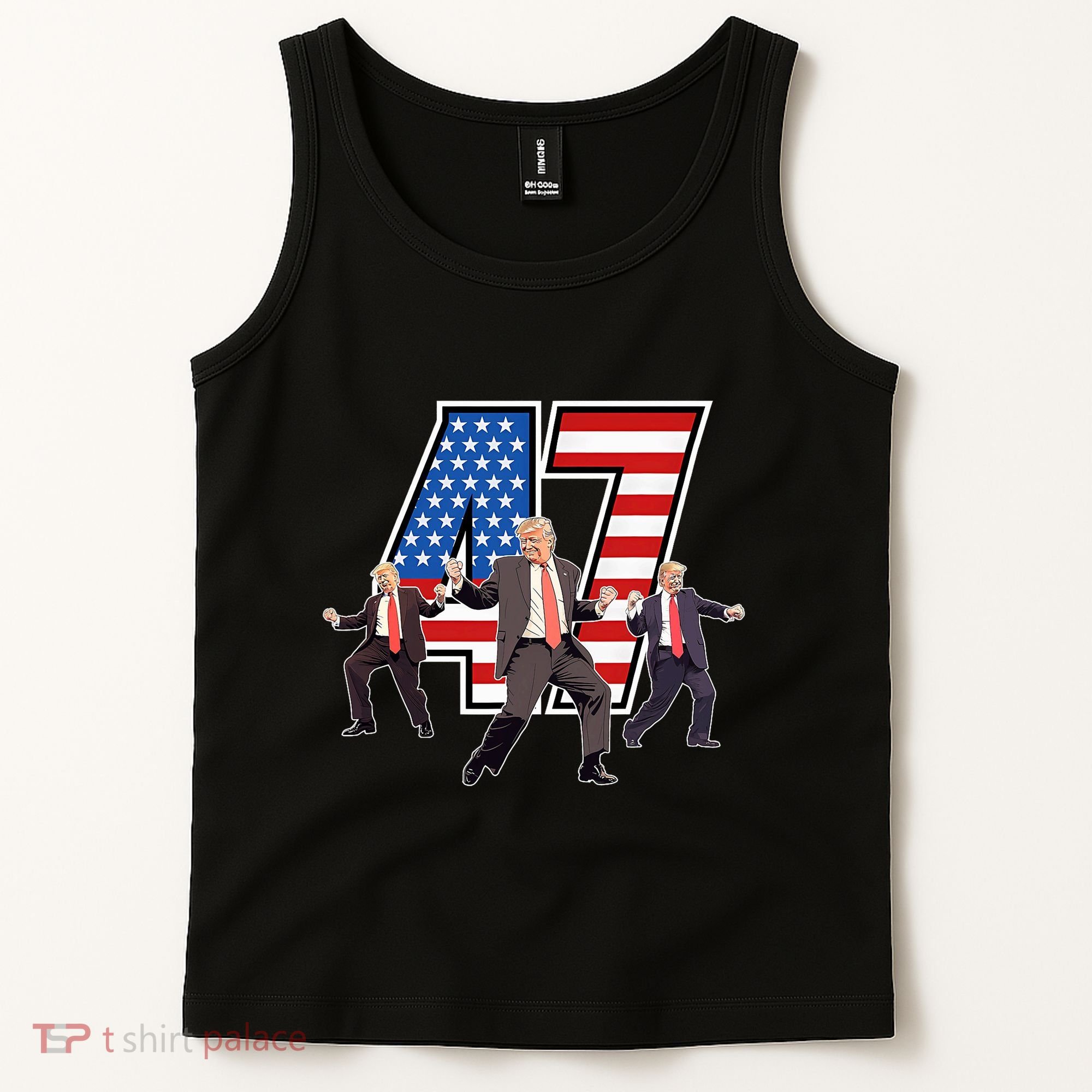 Funny Trump Victory Dance 47th President Dancing Tank Top