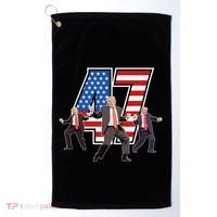 Funny Trump Victory Dance 47th President Dancing Golf Towel thumb 0