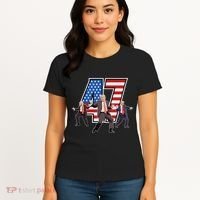 Funny Trump Victory Dance 47th President Dancing Women's T-Shirt thumb 4