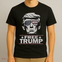 Free Trump Vintage Pro Donald T-Shirt thumb 3
