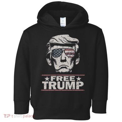 Free Trump Vintage Pro Donald Toddler Hoodie