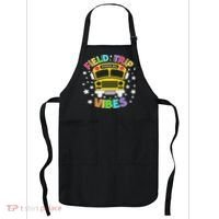 Field Trip Vibes Field Day School Bus Yellow Teacher Student Apron thumb 0