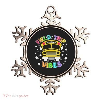 Field Trip Vibes Field Day School Bus Yellow Teacher Student Ornament