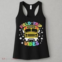 Field Trip Vibes Field Day School Bus Yellow Teacher Student Women's Tank Top thumb 3