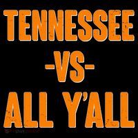 Funny Tennessee VS All Y'all Mousepad thumb 1
