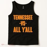 Funny Tennessee VS All Y'all Tank Top thumb 2