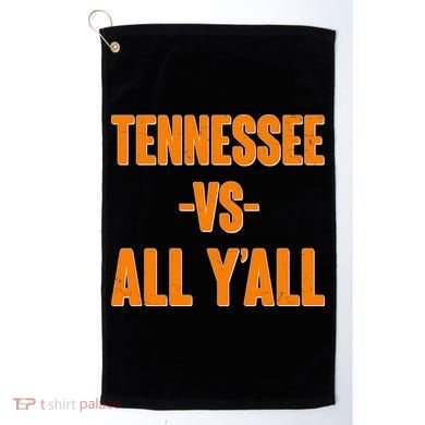 Funny Tennessee VS All Y'all Golf Towel