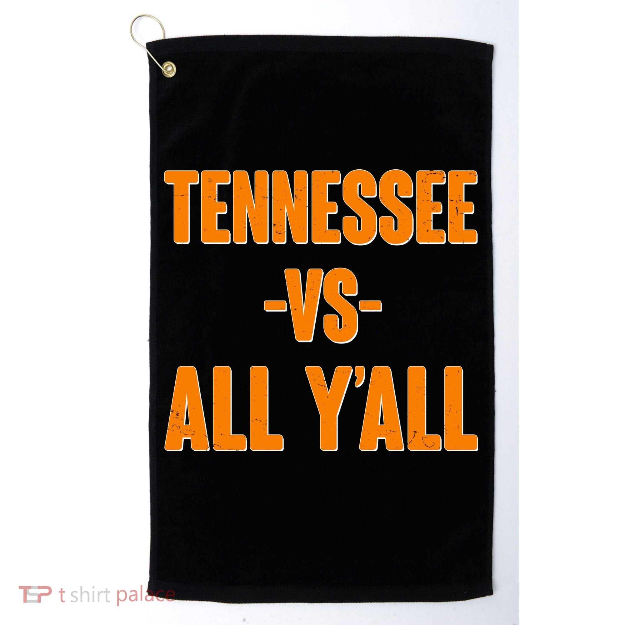 Funny Tennessee VS All Y'all Golf Towel