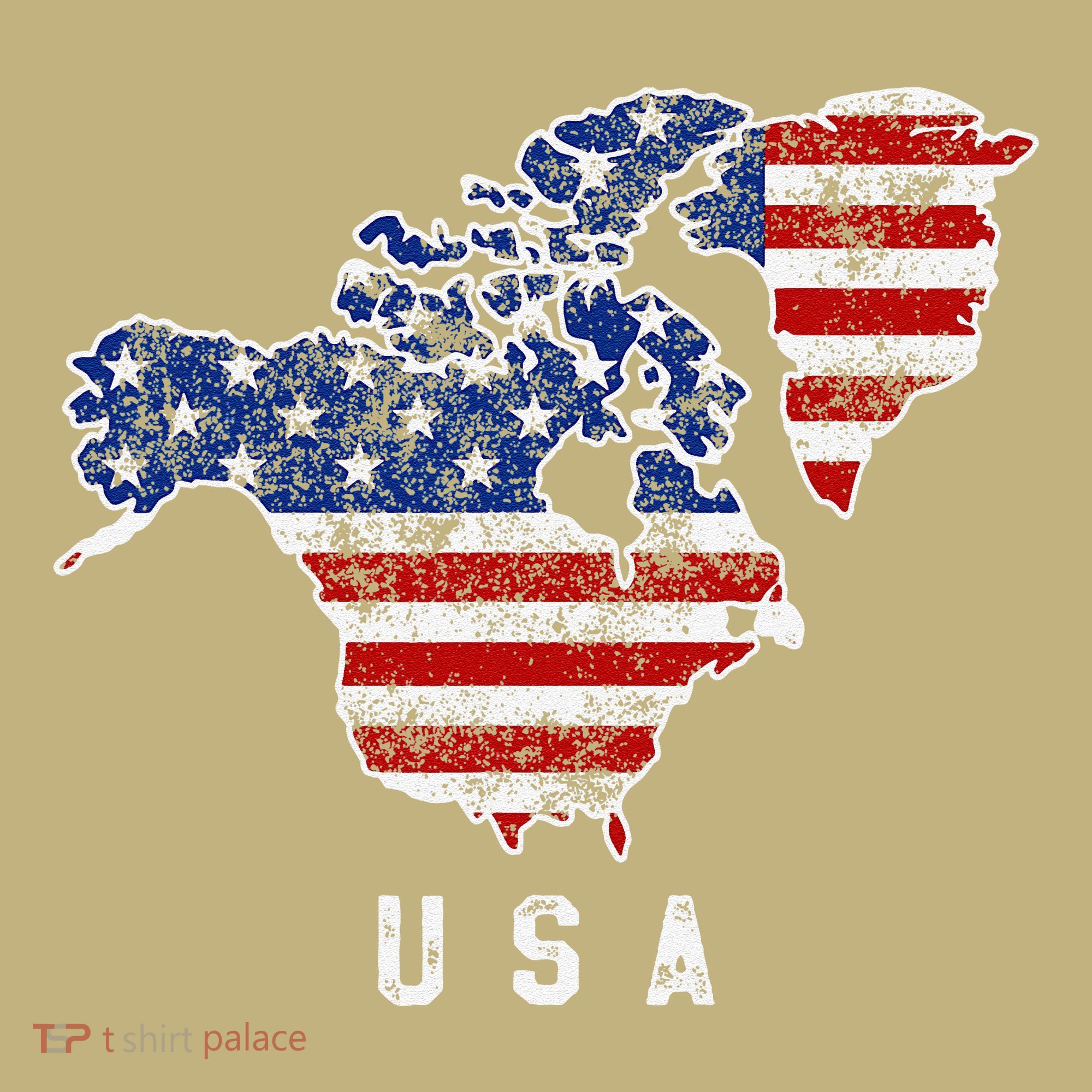 Funny Trump’S Vision Of Usa Map With Canada And Greenland T-Shirt